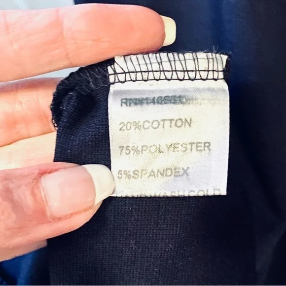 Unique Vintage 60’s Presley Navy Midi Dress - Picture 14 of 15